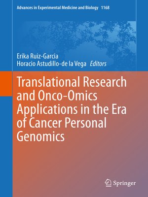 cover image of Translational Research and Onco-Omics Applications in the Era of Cancer Personal Genomics